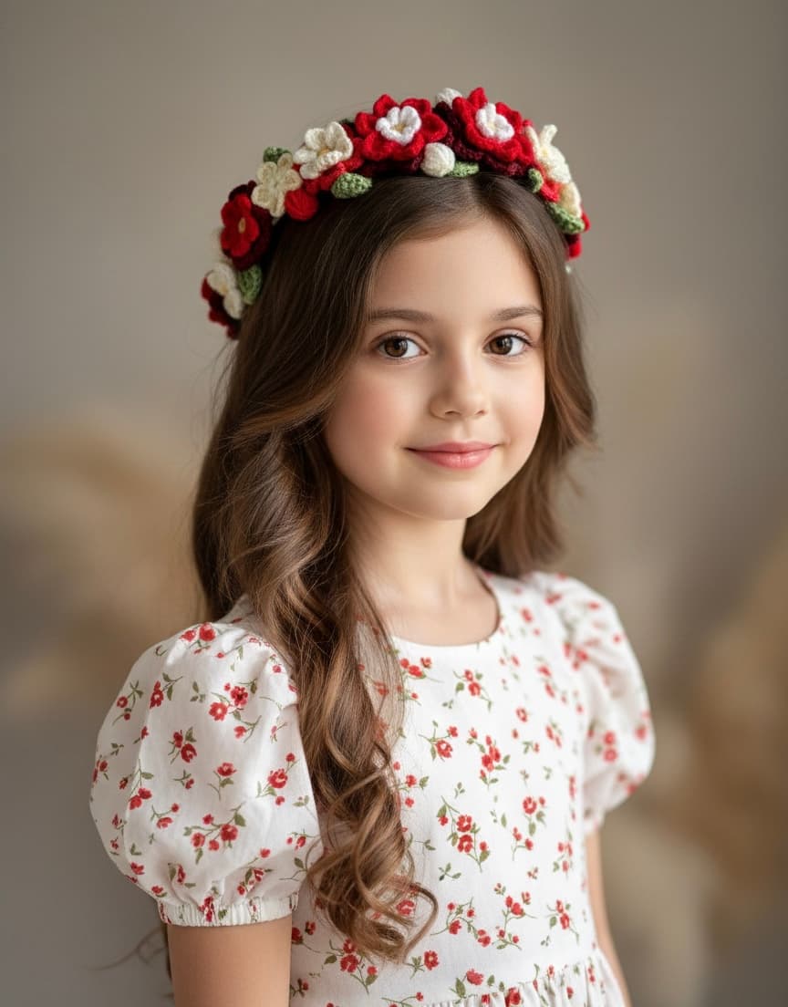 crochet flower crown