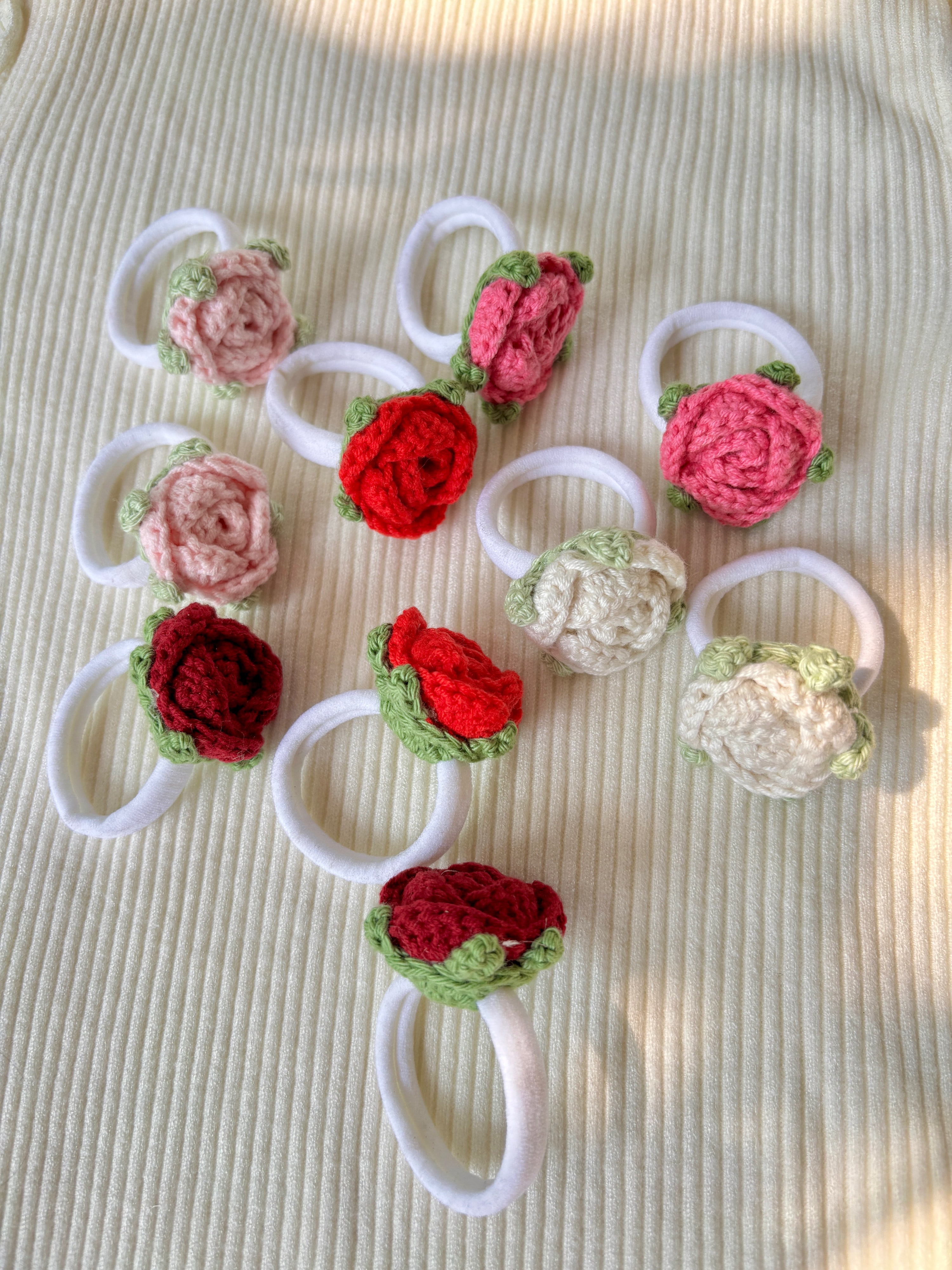Rose Hair ties