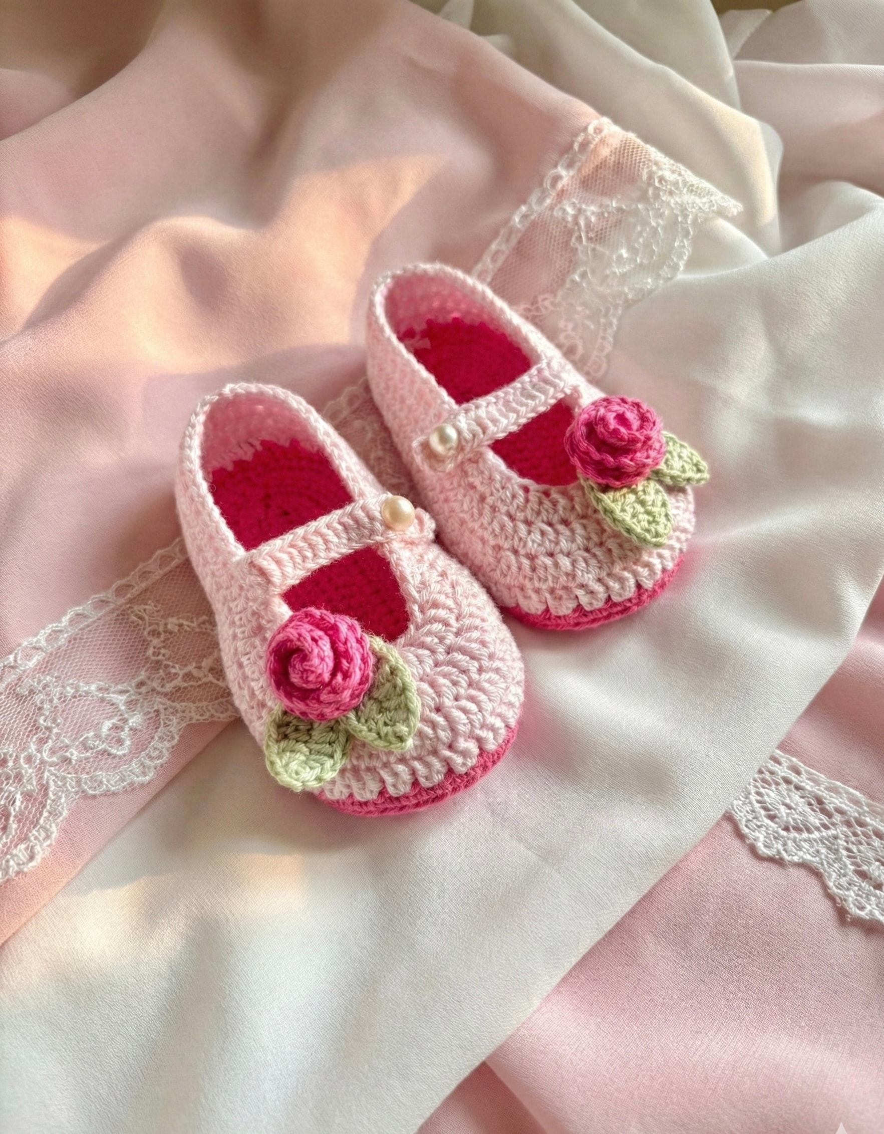 rossette baby shoes