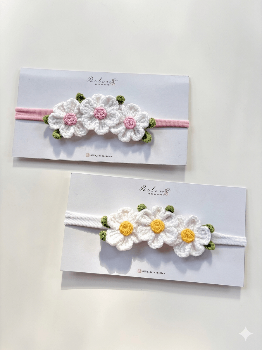 Blush & butter daisy duo