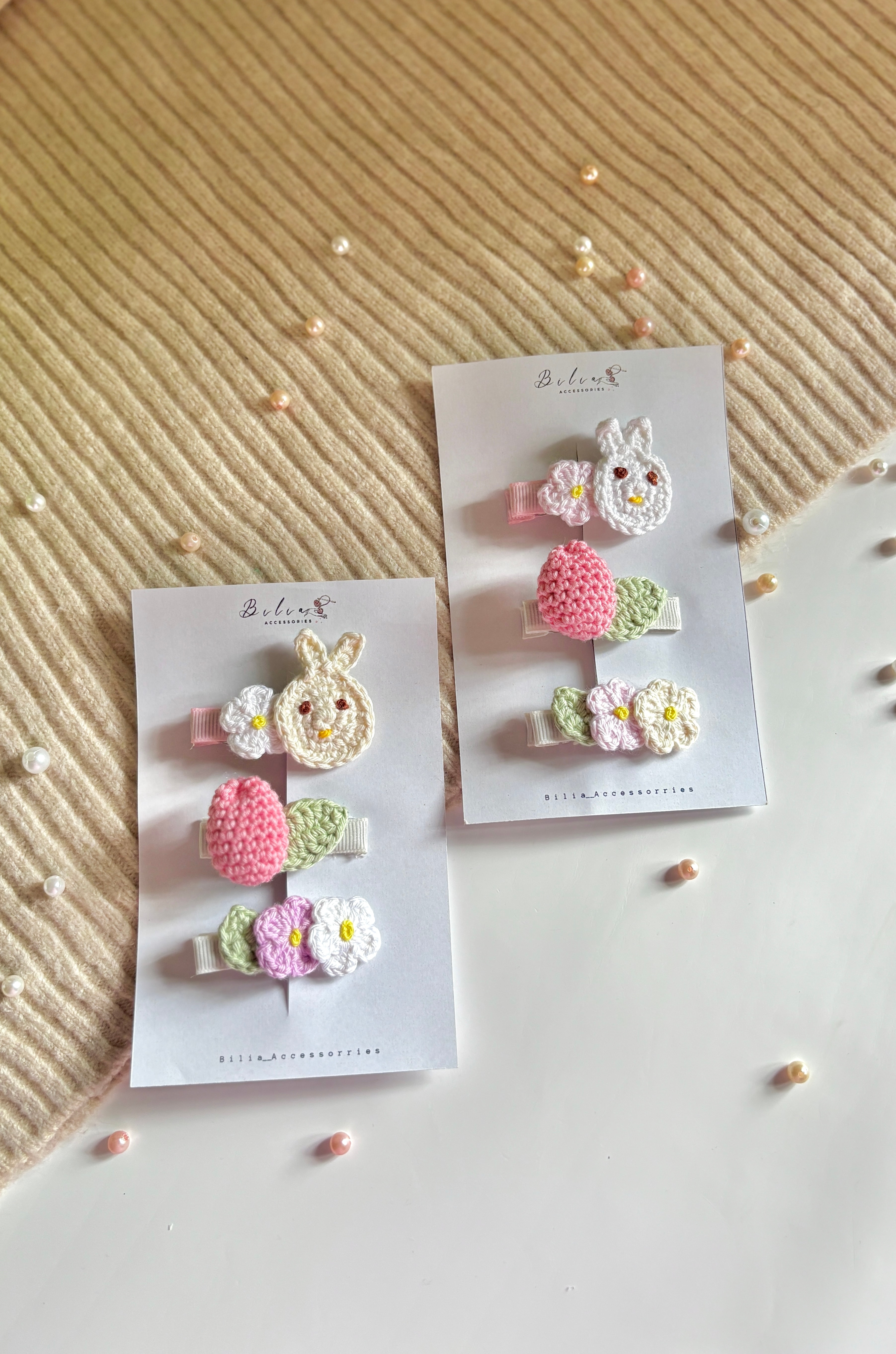 Tulip Bunny Charm Set