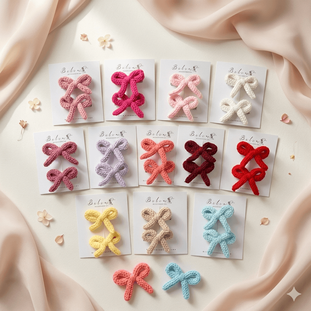 Mini bow clips