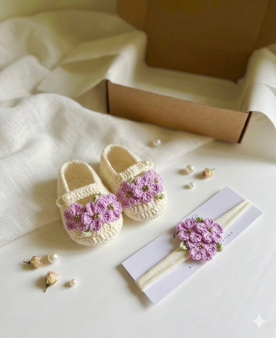 lilac flower shoes 2