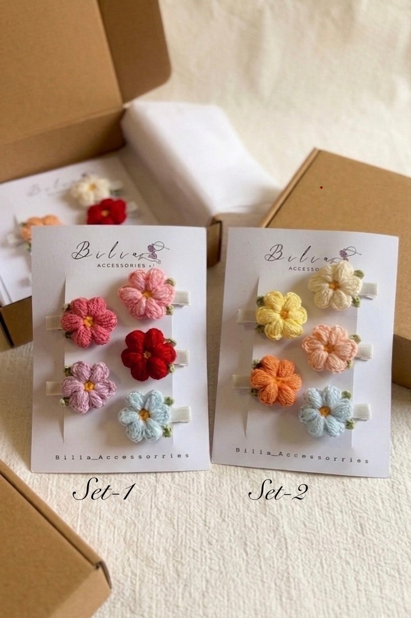 set of 5 clips