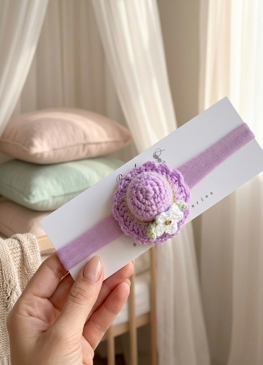 Lilac Hat Headband 