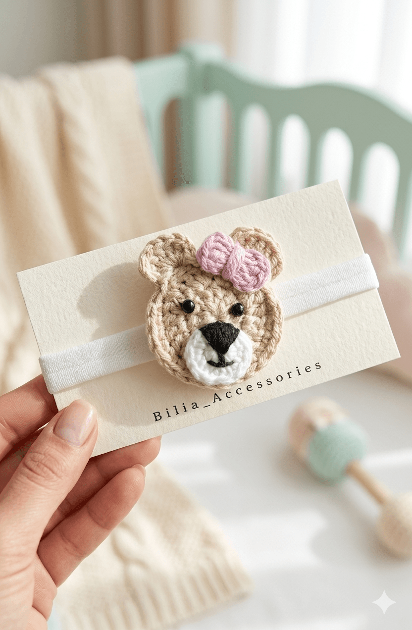 Little Lady teddy headband